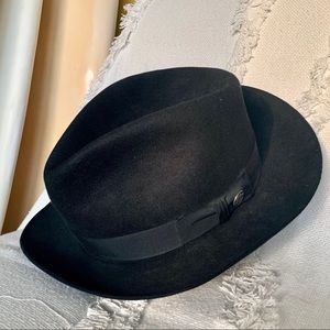 Stetson Hat Sovereign black wool hat 7 3/8